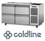 COLDLINE - MASTER - KØLEBORD MED 2 LÅGE